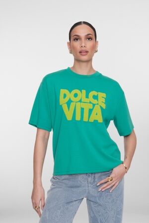 Geisha Geisha sweat scuba toweling 62090-41 Sweater 515 emerald/lime