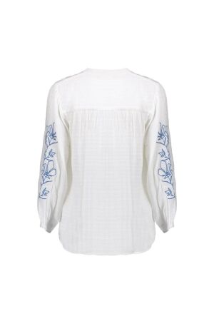 Geisha Geisha blouse embro 63069-14 Blouse 0 white