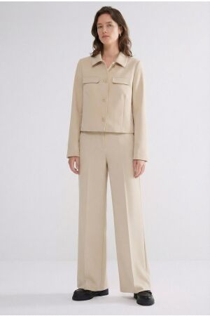 Summum Summum trousers foam uni 4s2369-11680 Broek 122 ivory