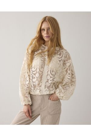 Summum Summum jacket lace 1s1298-12182 Jackets 122 ivory