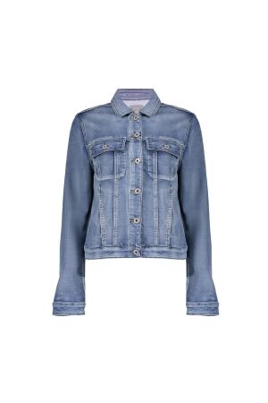 Geisha Geisha jeansjacket sabine Spijkerjasjes 827 mid blue denim