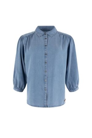 Moscow Moscow 119-05-jorn-1 Blouse 210-1 denim solid
