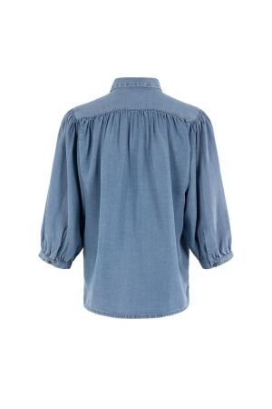 Moscow Moscow 119-05-jorn-1 Blouse 210-1 denim solid