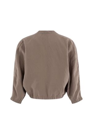 Moscow Moscow 142-05-bolero Vest 400-1 dark brown solid