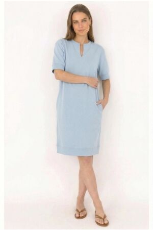 Moscow Moscow 50-06-sister Jurk 270-1 light denim solid