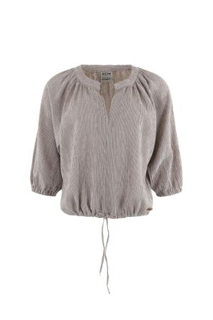 Moscow Moscow 85-05-kathy Blouse 101-3 off black stripe