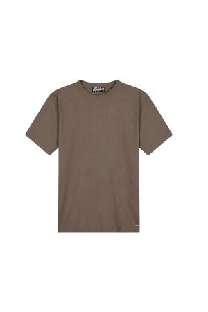 Malelions Malelions ribbed t-shirt mmb30026027 Print T-shirts 50001 brown