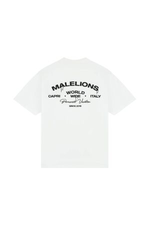 Malelions Malelions permanent vacation t-shirt mmb30026061 Print T-shirts 40001 white