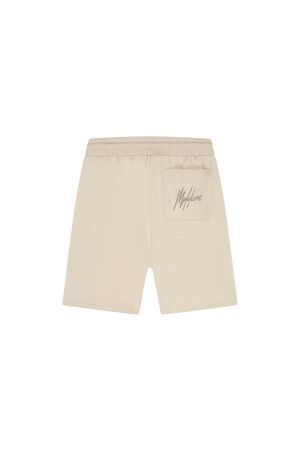 Malelions Malelions striped signature shorts mmc30026041 Korte broeken 50014 light taupe