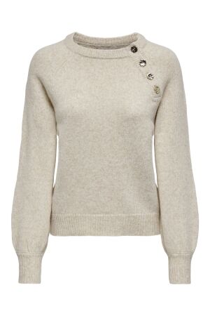 Only Only onlemma life ls button oneck knt noos Trui pumice stone