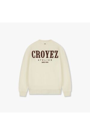 Croyez Homme Croyez Homme gallery knit sweater cra20026003 Sweater 40002 off-white