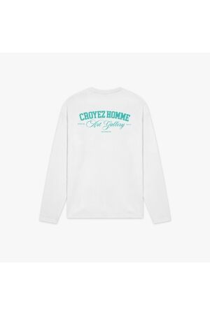 Croyez Homme Croyez Homme art gallery longsleeve cra30026055 Longsleeves 40001 white