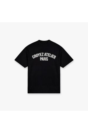 Croyez Homme Croyez Homme heavyweight atelier t-shirt crb30026003 Print T-shirts 49001 black 49001 Black