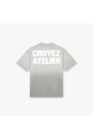 Croyez Homme Croyez Homme sprayed atelier t-shirt crb30026011 Print T-shirts 41002 light grey