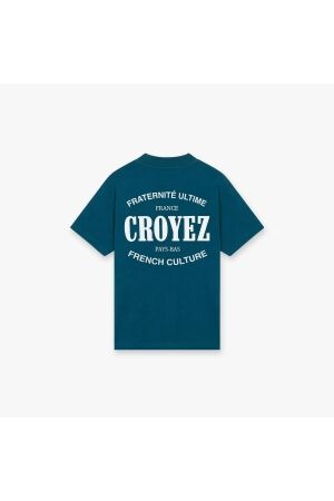 Croyez Homme Croyez Homme stamp t-shirt crb30026023 Print T-shirts 43014 dark teal