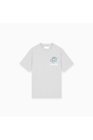 Croyez Homme Croyez Homme gardener t-shirt crb30026047 Print T-shirts 41002 light grey 41002 Light Grey