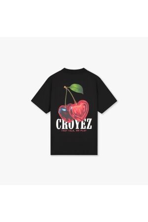 Croyez Homme Croyez Homme cerise d'amour t-shirt crb30026085 Print T-shirts 49001 black