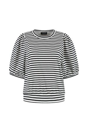 LADY DAY LADY DAY amie l24.580.3032 T-shirt Korte mouw blue/simple white