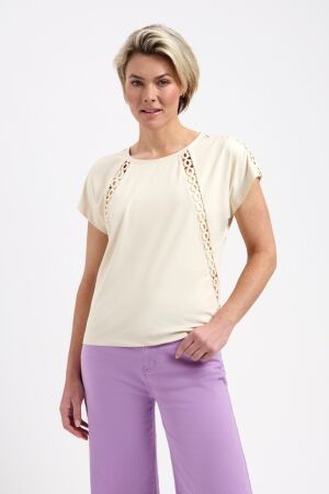 LADY DAY LADY DAY lillian l24.375.3115 T-shirt Korte mouw cream
