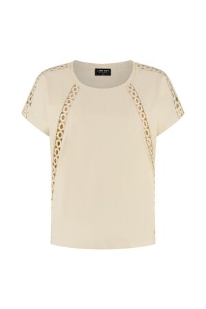 LADY DAY LADY DAY lillian l24.375.3115 T-shirt Korte mouw cream