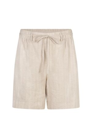 Red Button Red Button cami short linen/visco pinstripe srb4914 Korte broeken pebble