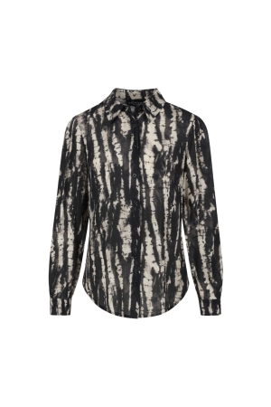 Elvira Casuals Elvira Casuals blouse loes e5 25-006 Blouse 1035 winter tie dye 1035 Winter Tie Dye