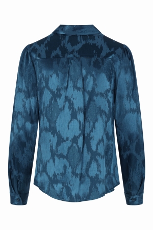 Elvira Casuals Elvira Casuals blouse veere e5 25-009 Blouse 136 teal