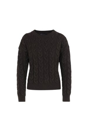 Elvira Casuals Elvira Casuals pullover jill e5 25-010 Trui 1032 dark chocolate