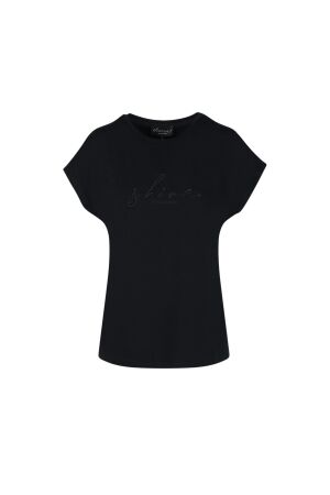 Elvira Casuals Elvira Casuals t-shirt shine e5 25-025 T-shirt Korte mouw 4 black