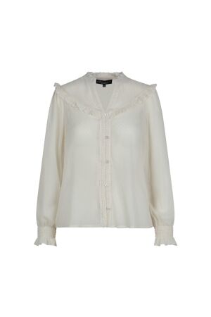 Elvira Casuals Elvira Casuals blouse jolene e5 25-038 Blouse 796 ecru