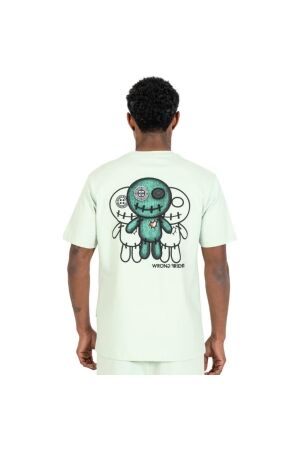 Wrong Friends Wrong Friends maupin t-shirt wf1071 Print T-shirts light green