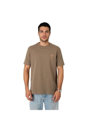 Wrong Friends Wrong Friends cabri t-shirt wf1221 Print T-shirts khaki