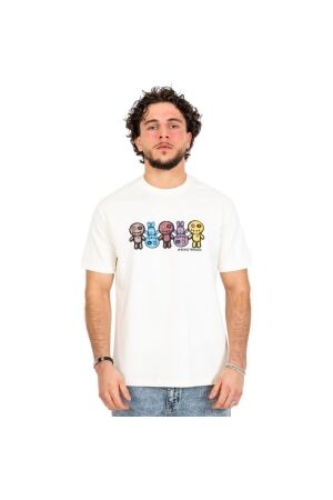 Wrong Friends Wrong Friends franklin t-shirt wf1224 Print T-shirts coconut white