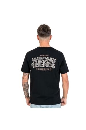 Wrong Friends Wrong Friends zamora t-shirt wf1245 Print T-shirts black