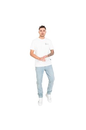 Wrong Friends Wrong Friends zamora t-shirt wf1245 Print T-shirts coconut white