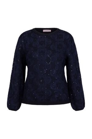 Studio Anneloes Studio Anneloes lica lace pullover 13398 Trui 6900 dark blue