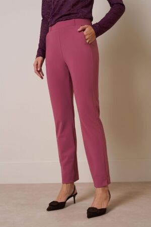 Studio Anneloes Studio Anneloes anne bonded trousers 13369 Broek 4500 vintage berry