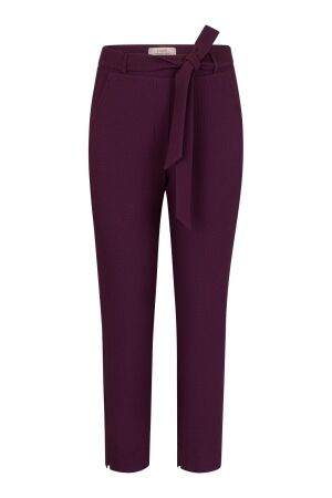Studio Anneloes Studio Anneloes zarja waffle trousers 13376 Broek 3800 blackberry