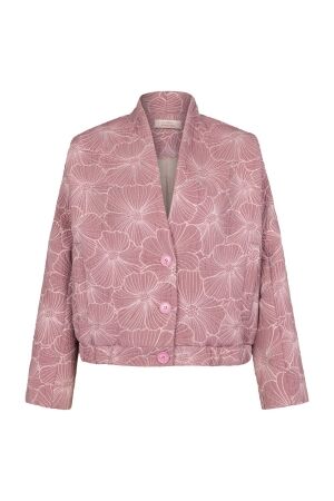 Studio Anneloes Studio Anneloes estella jacquard jacket 13381 Jackets 4500 vintage berry