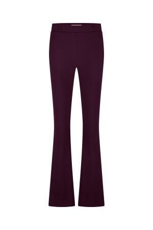 Studio Anneloes Studio Anneloes flair bonded trousers 13350 Flared 3800 blackberry