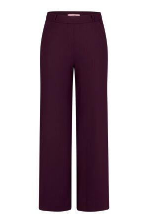 Studio Anneloes Studio Anneloes lexie bonded trousers 13351 Broek 3800 blackberry