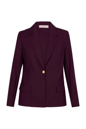 Studio Anneloes Studio Anneloes mari bonded blazer 13352 Blazers 3800 blackberry