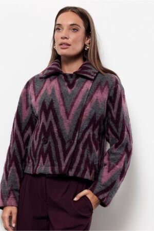 Studio Anneloes Studio Anneloes rocky zigzag jacket 13365 Jackets 9997 multi color