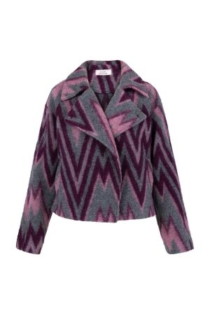 Studio Anneloes Studio Anneloes rocky zigzag jacket 13365 Jackets 9997 multi color