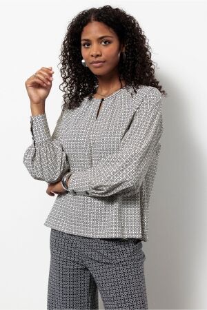 Studio Anneloes Studio Anneloes charleze circle blouse 13423 Blouse 1490 kit/black