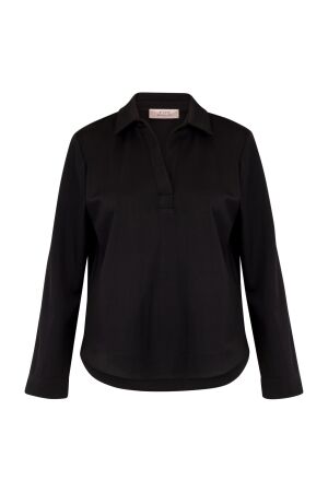 Studio Anneloes Studio Anneloes marleen shiny bonded top 13424 T-shirt Lange mouw 9000 black