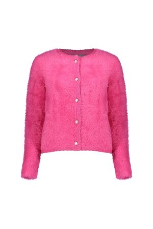Geisha Geisha cardigan hairy 54807-10 Trui 420 pink