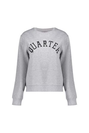 Geisha Geisha sweat quarter 52839-41 Sweater 925 grey/black