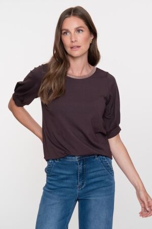 Geisha Geisha top 52859-20 T-shirt Lange mouw 30 bronze 30 bronze