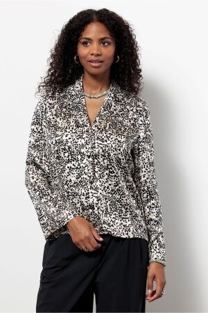 Studio Anneloes Studio Anneloes minke animal blazer blouse 13436 Blazers 9997 multi color